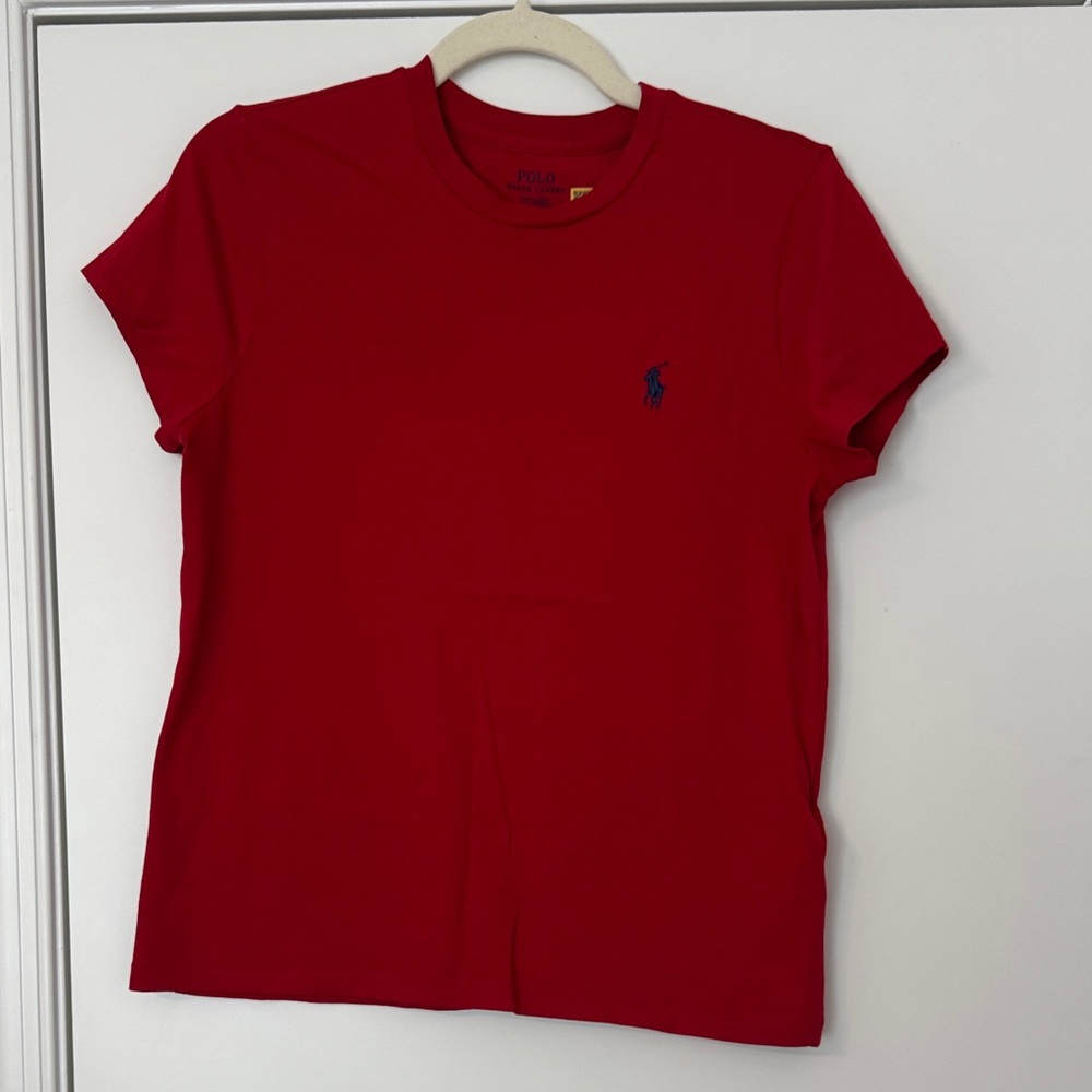 Polo by Ralph Lauren Classic Red Tee, size M.